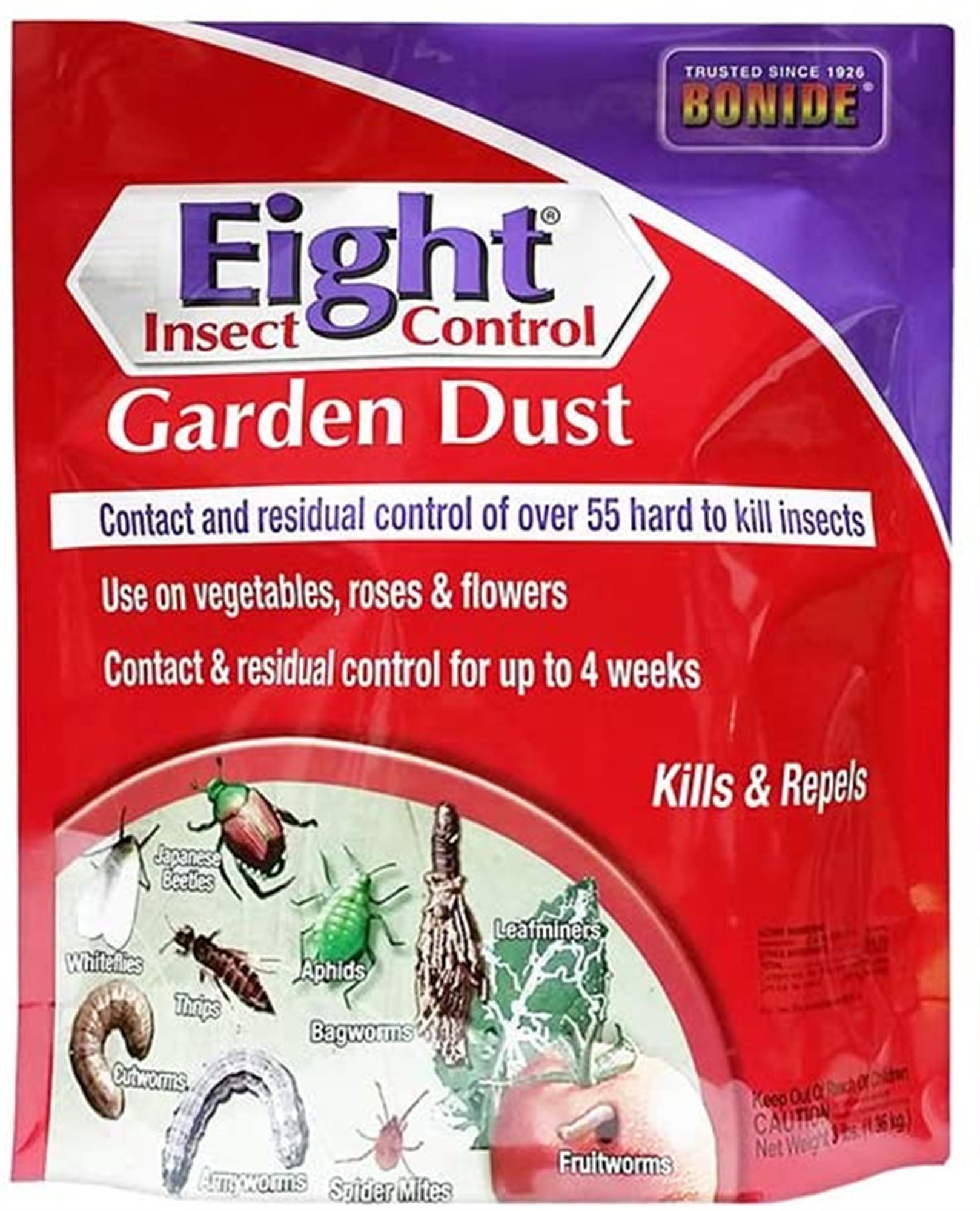 Bonide 786 Eight Insect Control Garden Dust, 3 lbs