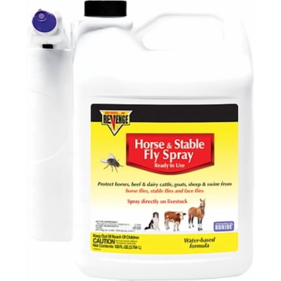 Bonide Products Inc P-Revenge Horse & Stable Fly Spray W/power Sprayer 1 Gallon (Case of 3 )