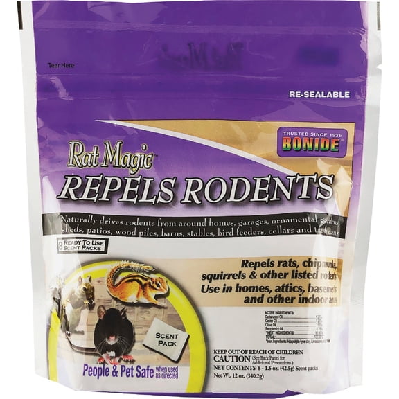 Bonide Rat Magic Rodent Repellent - Pack of 6