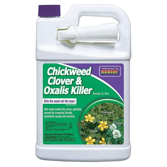 Bonide Ready to Use Chickweed, Oxalis, & Clover Lawn Weed Killer, 1 Gal