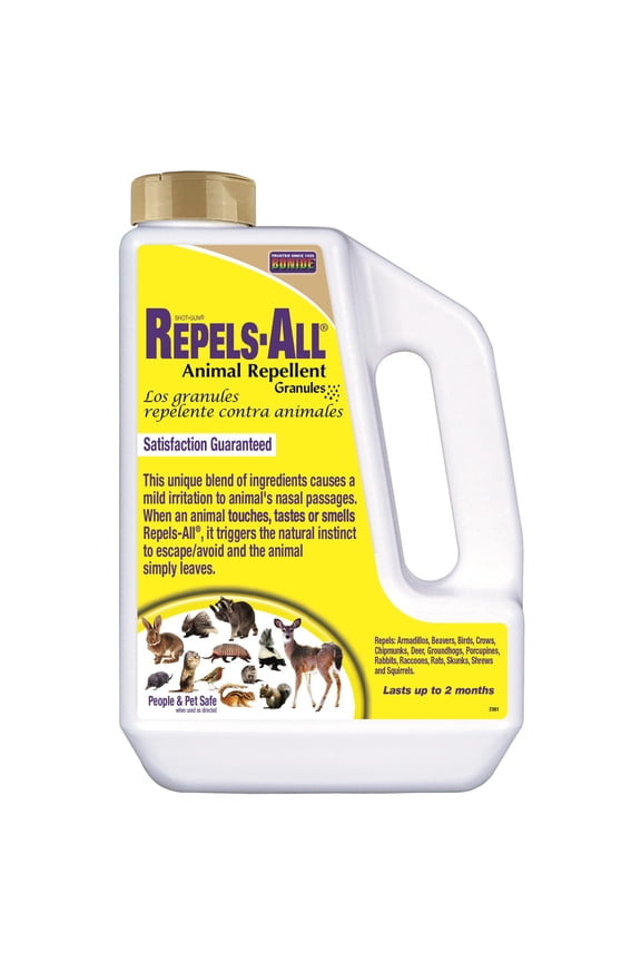 Repels All 3 lbs Animal Repellent Ready-to-Use Granules for Outdoor Use
