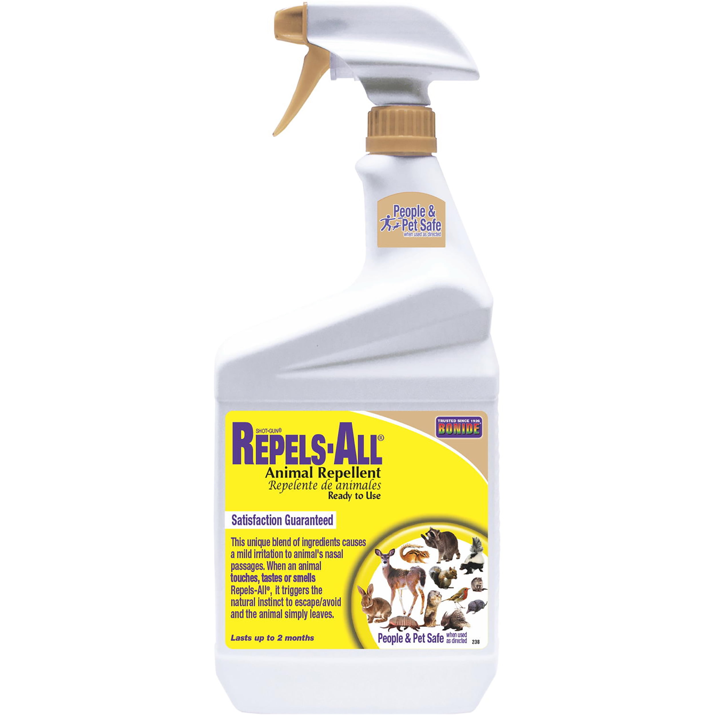 Bonide Repels All 32 oz Animal Repellent ReadytoUse Spray for Outdoor