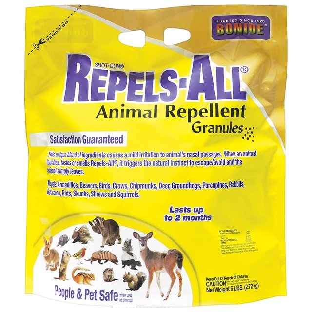 Bonide RepelsAll Animal Repellent Granules, 6 lbs. ReadytoUse Deer