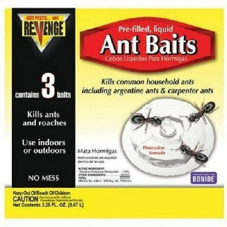 Bonide Revenge 45100 3 Pack Ant Bait Stations - Quantity 10