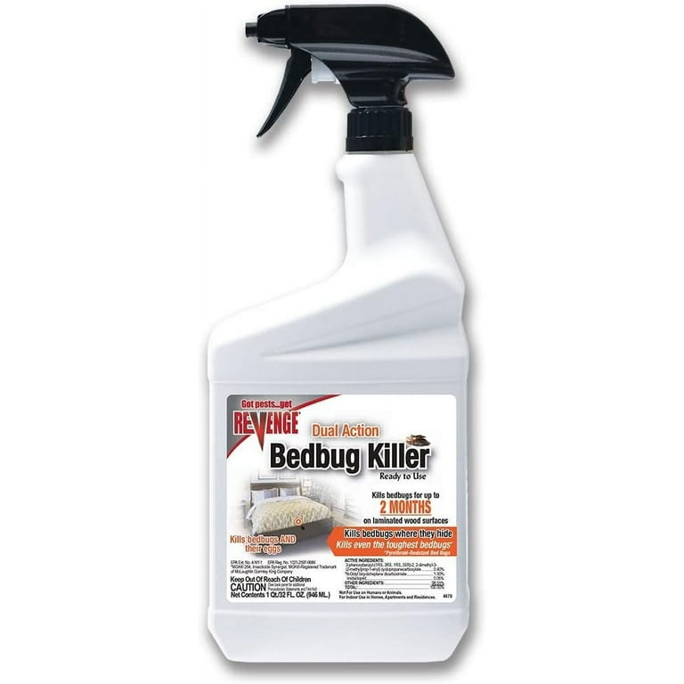 Bonide Revenge Dual Action Bed Bug Killer, 32 oz Ready-to-Use 