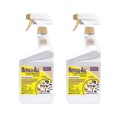 Bonide Shot-Gun Repels-All Animal Repellent Ready To Use, 1 Quart Pack of 2   Residential Use, Standard Application