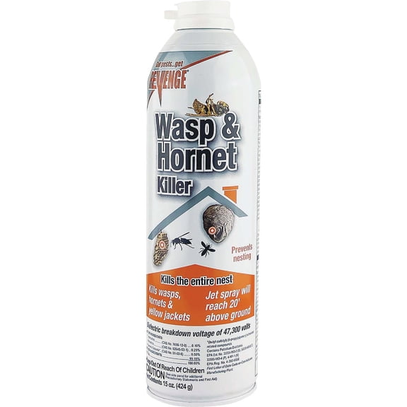 Bonide Wasp & Hornet Insect Killer Spray - Pesticide - 15 oz