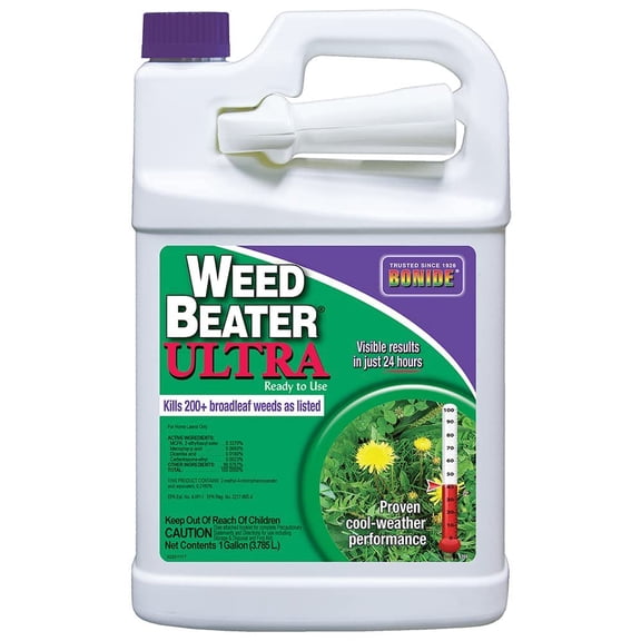 Bonide Weed Beater Ultra, 128 oz Ready-to-Use Spray, Fast-Acting Protection Against Broadleaf Weeds in Home Garden