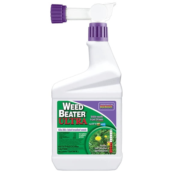 Bonide Weed Beater Ultra, 32 oz Ready-to-Spray Fast-Acting Protection Against Broadleaf Weeds in Warm & Cool Weather