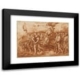 thumbnail image 1 of Bonifacio Veronese 18x14 Black Modern Framed Museum Art Print Titled - Triumph of the Fama, 1 of 5