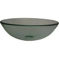 thumbnail image 1 of Bonificare Glass Vessel Bathroom Sink Set, Brushed Nickel, 1 of 1