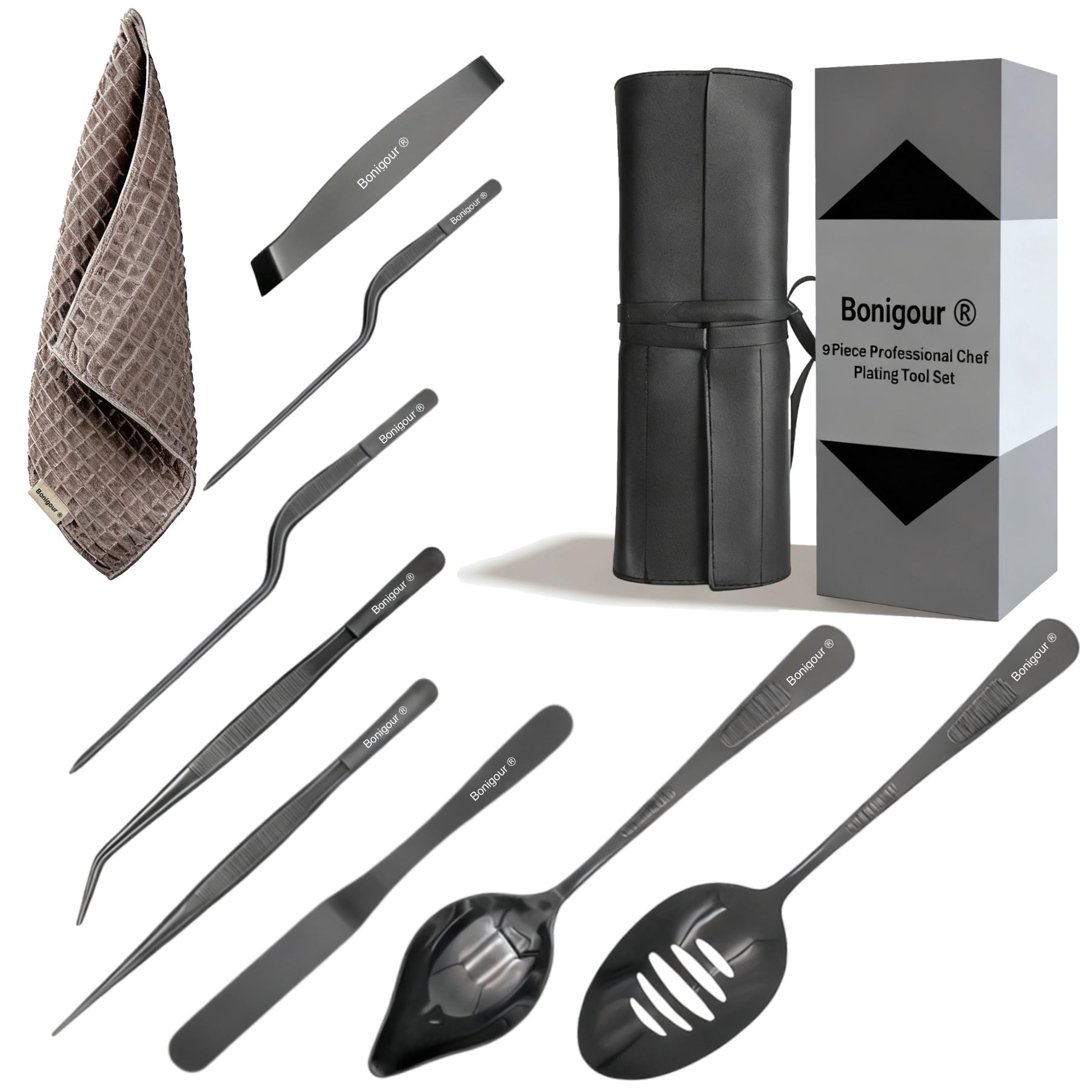 Bonigour Chef Plating Tools,Professional Culinary Plating Tool Set,Chef ...