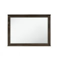 thumbnail image 1 of Bonilla Gray Brown Mirror with Solid Wood Frame And Beveled Glass, 1 of 5