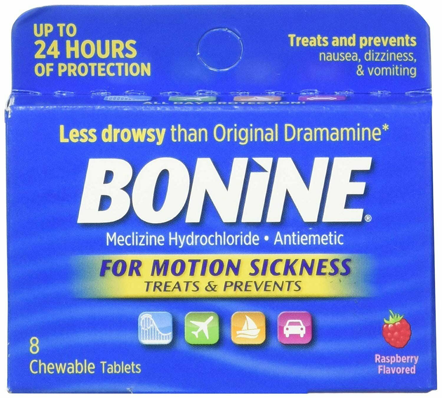 Bonine Chewable Motion Sickness Prevention for Scuba or Snorkeling