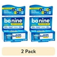 (2 pack) Bonine Motion Sickness and Nausea Relief Travel Pack, Chewable