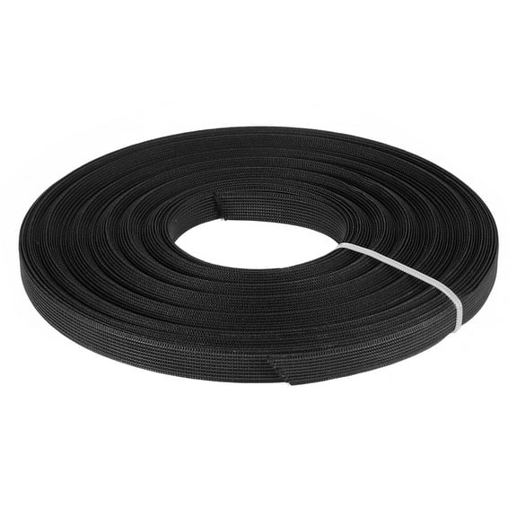 Boning for Sewing, 1Pack 25 Yards 12mm Polyester High-Density Corset Boning for Wedding Dress, Bridal Gown(Black)