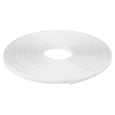 Porcelynne Bra Hook And Eye Tape - White Closure With Silver Hardware, 25 Pairs