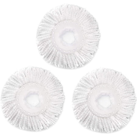Bonison 3 Replacement Mop Micro Head Refill Hurricane For 360 Degree Spin Anti-Abrasive
