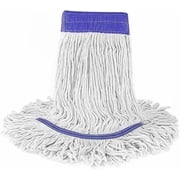 Bonison Loop-End Cotton String Mop Head apply O-Cedar Wringer Style Replacement Mop Head with Looped Ends and Yarn Tailband, White