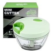 Bonison Manual Food Hand Power Food Stainless Steel Shredder Compact Handheld Onion. Garlic. Chili. Herbs. Cheese shredder masher, shredder and whip