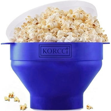 Bonison Non-Stick Microwaveable Silicone Popcorn Popper, Multicolor, 9.40 x 7.00 x 4.00 inches