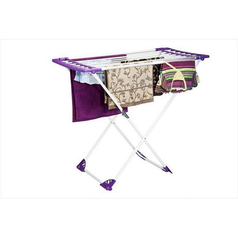 Bonita CD10 40PU Flexy Clothes Dryer Stand In Rich Plum