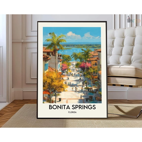 Bonita Springs Florida Poster Unframed Paper Print