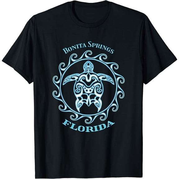 Bonita Springs Florida Tribal Sea Turtle Summer T-Shirt