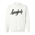 thumbnail image 1 of Bonjour! Design Sweatshirt Men -Image by Shutterstock, Male 4X-Large, 1 of 4
