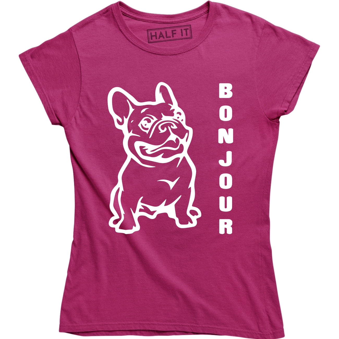 THE BONJOUR FRENCHIE SWEATSHIRT PINK THE BONJOUR FRENCHIE SWEATSHIRT PINK