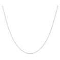 thumbnail image 1 of Bonjour Jewelry 18k White Gold Cable Chain Necklace Italian 2mm, 18 inches length Plated, 1 of 3