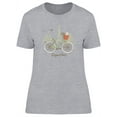 thumbnail image 1 of Bonjour Paris Bicycle T-Shirt Women -Image by Shutterstock, Female Large, 1 of 2