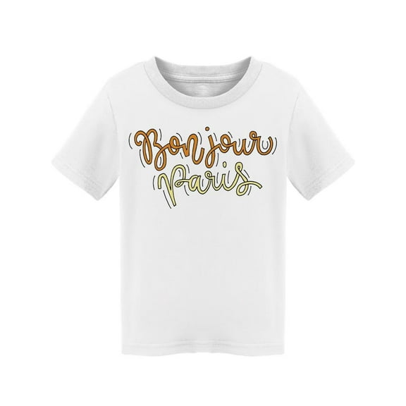 : Bonjour Paris T-Shirt Toddler -Image by Shutterstock,  2 Toddler