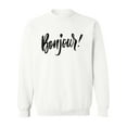 thumbnail image 1 of Bonjour! Sweatshirt Men -Image by Shutterstock, Male 4X-Large, 1 of 4