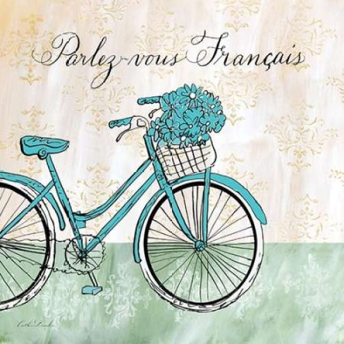 Bonjour de Paris I Canvas Art - Caitlin Dundon (24 x 24)