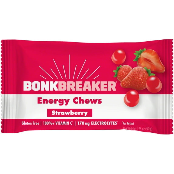 Bonk Breaker Bonk Chews Food Bonk Chew Energy Strawberry Bxof10