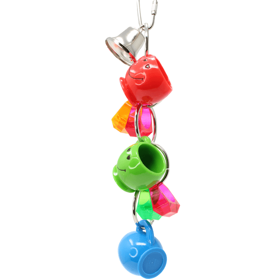 bonka bird toys 1450 mug ringer bird toy parrot cage craft toys cages african grey amazon conure