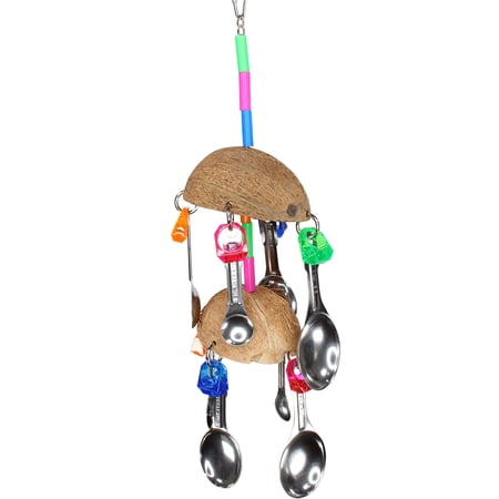Bonka Bird Toys 1500 Duo Coco Spoon Shaker.