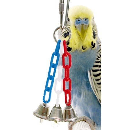 Bonka Bird Toys 1532 Tiny 3 Bell Bird Toy.