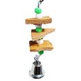 thumbnail image 1 of Bonka Bird Toys 1709 Tiny Leather Drop Bird Toy parrot cage toys cages budgie, 1 of 1