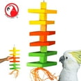 thumbnail image 1 of Bonka Bird Toys 1852 Huge Diamond Delight Wood Block Chew Cage Toy, 1 of 1