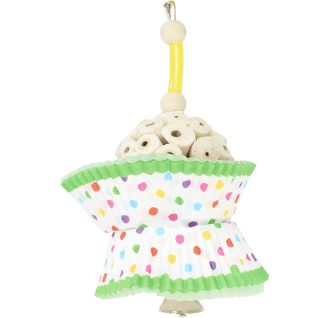 Bonka Bird Toys 1925 Cake Sola Shred Chew Parrot Parrotlet Budgie Finch Lovebird Cockatoo Cocaktiel