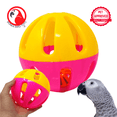 thumbnail image 1 of Bonka Bird Toys 2008 Huge 5-Inch Plastic Rattle Ball Foot Talon Craft Part Pet, 1 of 1
