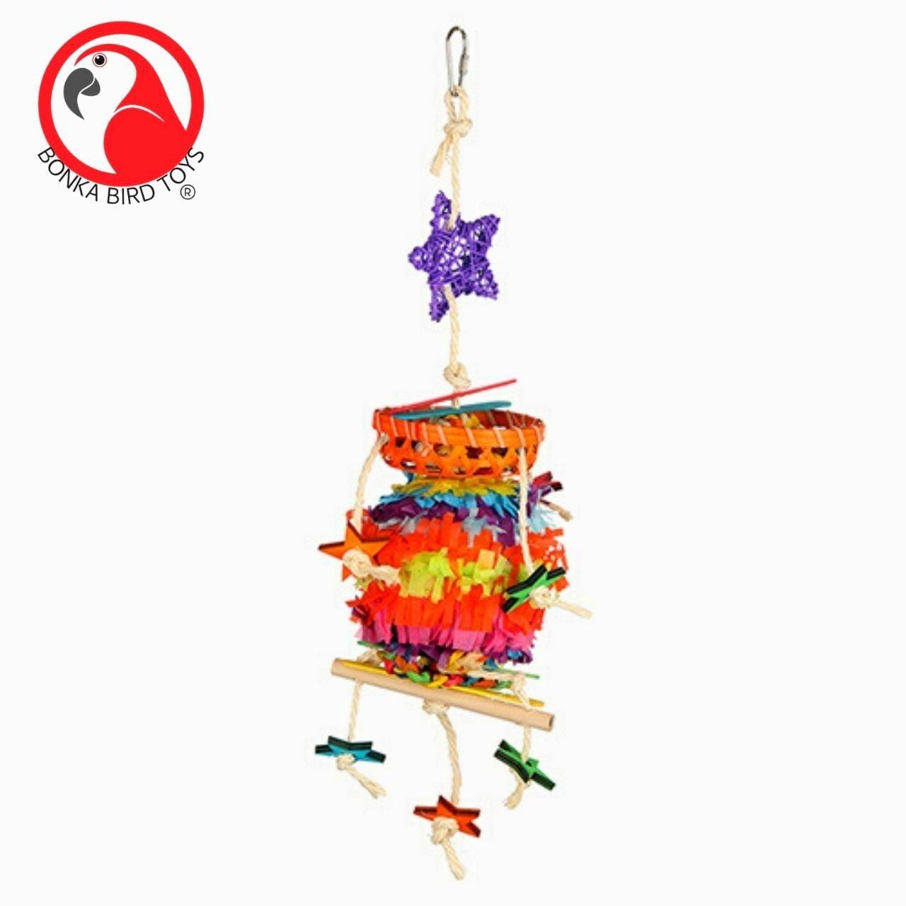 Bonka Bird Toys 2247 Round Foraging Star Piñata