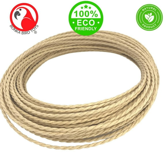 Bonka Bird Toys 2265 Natural Twister 100ft Paper Cord Rope