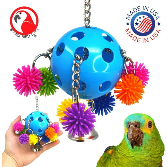 Bonka Bird Toys 2304 Spikey Rainbow Pull