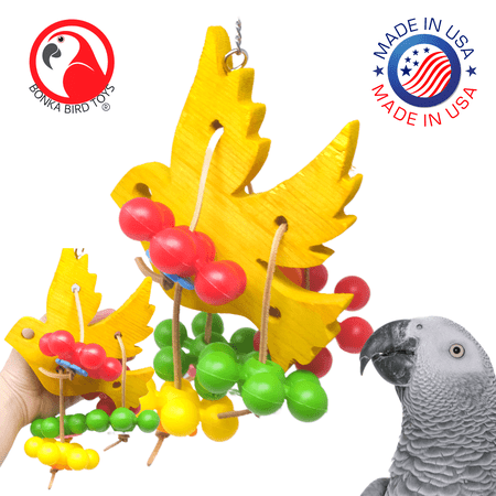 Bonka Bird Toys 2423 Bubble Dove Medium Large Bird Toy