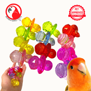 Bonka Bird Toys 2524 Medium Colored Crystal Pacifiers