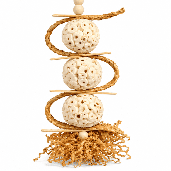 Bonka Bird Toys 2552 Sola Chewballicious Natural Medium Shred Cage Toy
