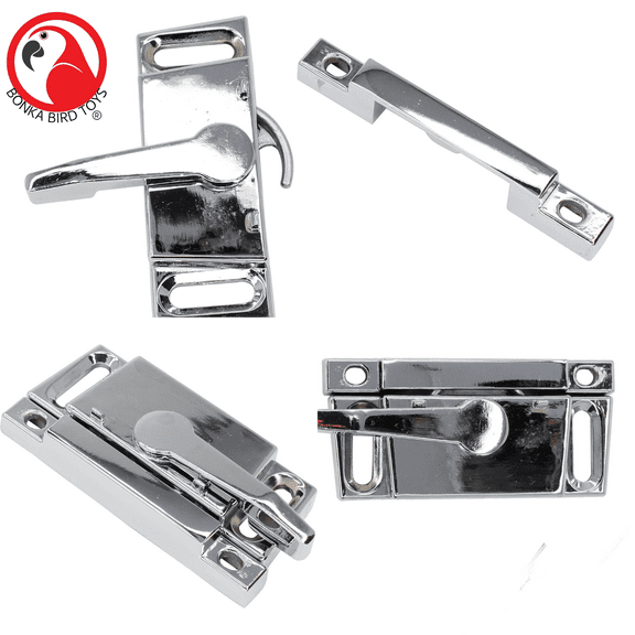 Bonka Bird Toys 30001H Half Circle Cage Lock Twp Piece Durable Construction Pet